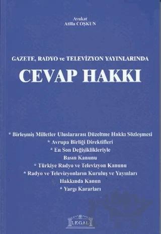 Gazete, Radyo ve Televizyon Yayınlarında Cevap Hakkı