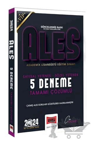 2024 ALES Vip Sayısal-Sözel Yetenek Tamamı Detaylı Çözümlü 5 Deneme Sınavı