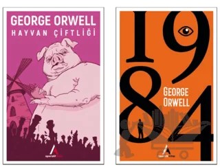 1984 ve Hayvan Çiftliği Seti (2 Kitap) – George Orwell – Aperatif Kitap Yayınları kitap kapağı