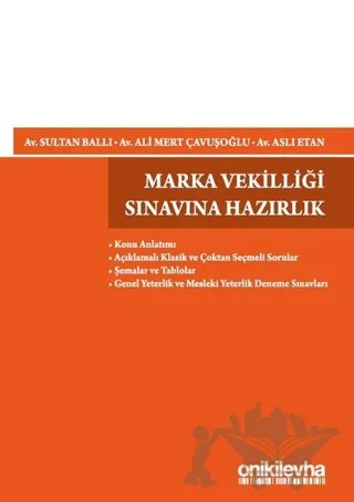 Marka Vekilliği Sınavına Hazırlık – Ali Mert Çavuşoğlu, Aslı Etan, Sultan Ballı – On İki Levha Yayınları kitap kapağı