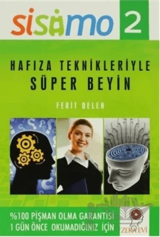 Sisimo 2 Hafıza Teknikleriyle Süper Beyin – Ferit Delen – Zeka Evi Yayınları kitap kapağı
