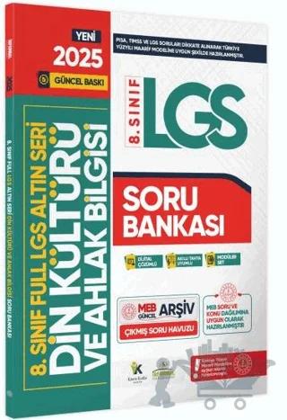 2025 8. Sınıf Full LGS Altın Seri Din Kültürü ve Ahlak Bilgisi MEB Çıkmış Soru Bankası Modüler Seti