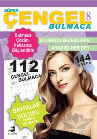 Süper Çengel Bulmaca 8 – Celal Kodamanoğlu – Olimpos Yayınları kitap kapağı