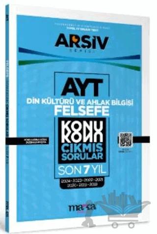 AYT Din Kültürü ve Ahlak Bilgisi / Felsefe Konu Konu Çıkmış Sorular Son 7 Yıl