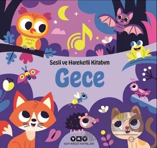 Sesli ve Hareketli Kitabım - Gece – Chantal Janisson – Yapı Kredi Yayınları kitap kapağı