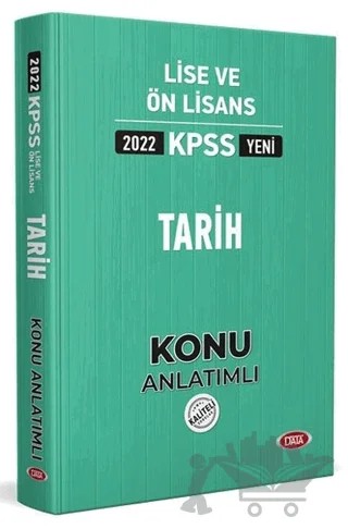 Data KPSS Lise ve Önlisans Tarih Konu Kitabı 2022 – Kolektif – Data Yayınları kitap kapağı