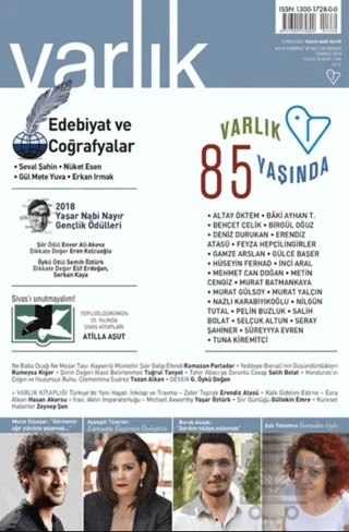 Varlık Edebiyat ve Kültür Dergisi Sayı: 1330 Temmuz 2018 – Varlık Dergisi Yayınları kitap kapağı