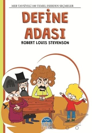 Define Adası – Robert Louıs Stevenson – Martı Çocuk Yayınları kitap kapağı