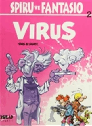 Spiru ve Fantasio Virus – Tome-Janry – İnkılap Kitabevi kitap kapağı