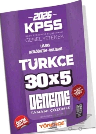 2026 KPSS Türkçe İLELEBET 30x5 Deneme – Kolektif – Yönerge Yayınları kitap kapağı