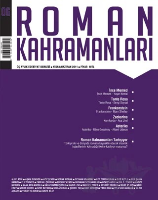 Roman Kahramanları Sayı: 6 Nisan-Haziran 2011 – Roman Kahramanları Dergisi kitap kapağı