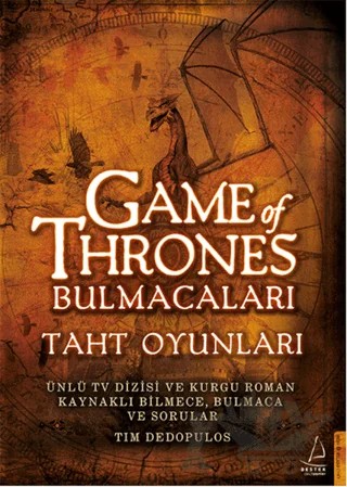 Game Of Thrones Bulmacaları - Taht Oyunları – Tim Dedopulos – Destek Yayınları kitap kapağı