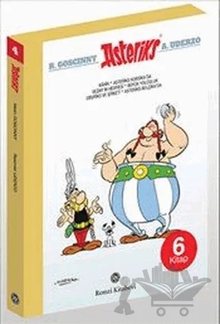 Asteriks Seti - 4 (6 Kitap Takım) – Albert Uderzo – Remzi Kitabevi kitap kapağı