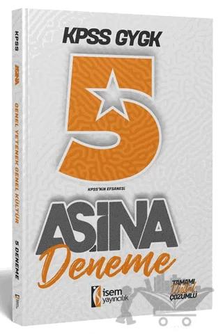KPSS Aşina Genel Yetenek Genel Kültür Tamamı Çözümlü 5 Dijital Deneme