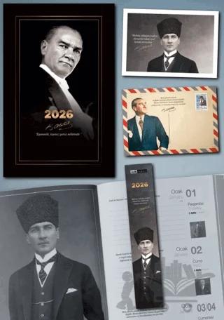 2026 Atatürk Ajandası - Gazi Paşa – Kolektif – Mor Kelebek kitap kapağı