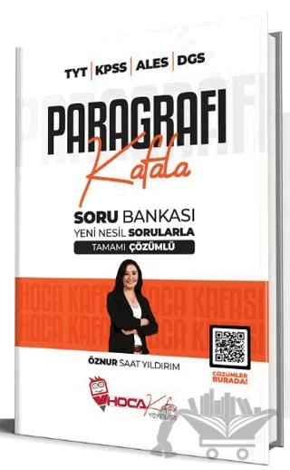 2024 KPSS TYT ALES DGS Paragrafı Kafala Soru Bankası Çözümlü