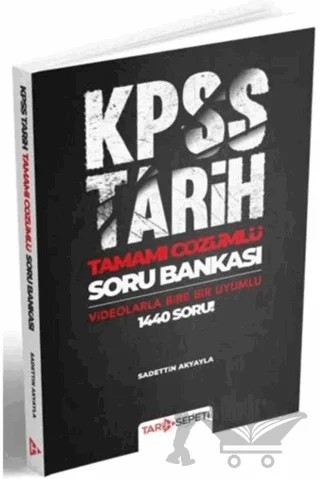 KPSS Tamamı Çözümlü Tarih Sepeti Soru Bankası – Sadettin Akkaya – Benim Hocam Yayınları kitap kapağı