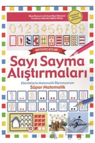 Sayı Sayma Alıştırmaları – Kolektif – Çocuk Gezegeni kitap kapağı