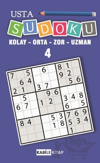 Usta Sudoku 4 – Kolektif – Kabile Kitap kitap kapağı