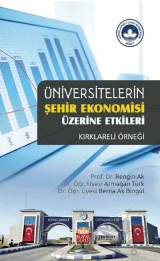 Üniversitelerin Şehir Ekonomisi Üzerine Etkileri - Kırklareli Örneği – Armağan Türk, Berna AK Bingül, Rengin Ak – Nobel Bilimsel Eserler kitap kapağı