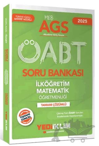 2025 MEB AGS ÖABT İlköğretim Matematik Öğretmenliği Tamamı Çözümlü Soru Bankası