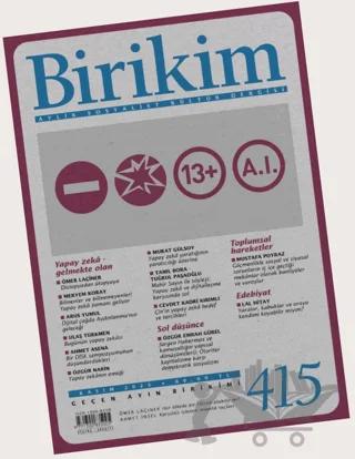 Birikim Aylık Sosyalist Kültür Dergisi Sayı: 415 Kasım 2023