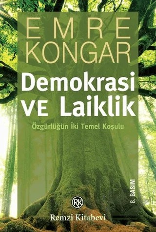 Demokrasi ve Laiklik – Emre Kongar – Remzi Kitabevi kitap kapağı