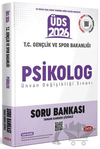 T.C. Gençlik ve Spor Bakanlığı Psikolog ÜDS Soru Bankası - Karekod Çözümlü