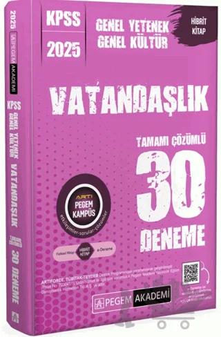 KPSS Genel Yetenek Genel Kültür Vatandaşlık Tamamı Çözümlü 30 Deneme
