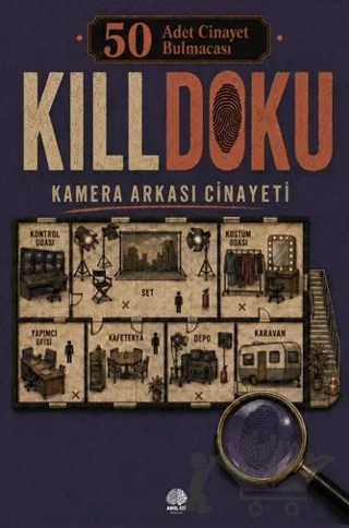 50 Cinayet Bulmacası Killdoku Kamera Arkası Cinayeti – Kolektif – Akıl İzi Yayınları kitap kapağı