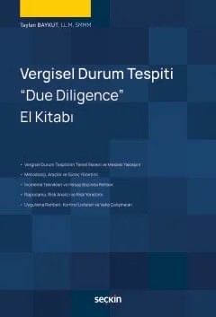 Vergisel Durum Tespiti "Due Diligence" El Kitabı – Taylan Baykut – Seçkin Yayıncılık kitap kapağı
