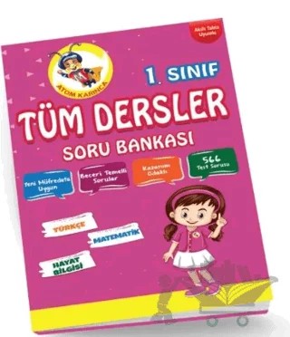 1. Sınıf Tüm Dersler Soru Bankası - 1 – Kollektif – Atom Karınca Yayınları kitap kapağı