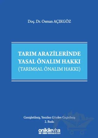 Tarım Arazilerinde Yasal Önalım Hakkı