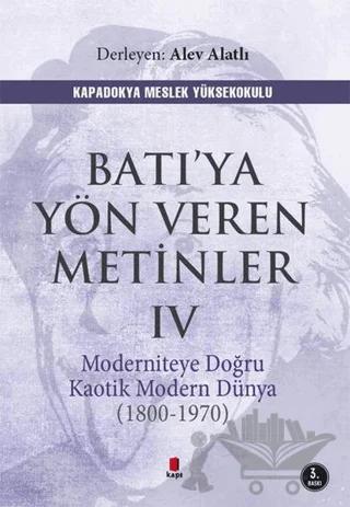 Batı’ya Yön Veren Metinler 4