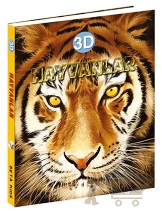 3D Hayvanlar – Kolektif – Beta Kids kitap kapağı