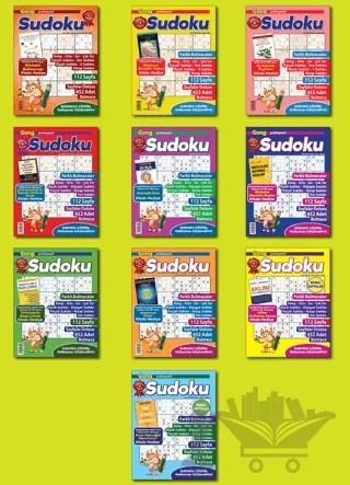Gong Sudoku 10’Lu Set – Kolektif – Maxi Yayıncılık kitap kapağı