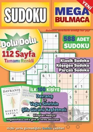 Mega Sudoku Bulmaca 17 – Bertan Kodamanoğlu – Maxi Yayıncılık kitap kapağı
