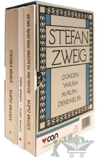 Dünden Yarına Avrupa: Denemeler 3'lü Set – Stefan Zweıg – Can Yayınları kitap kapağı