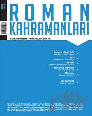 Roman Kahramanları Sayı: 7 – Roman Kahramanları Dergisi kitap kapağı