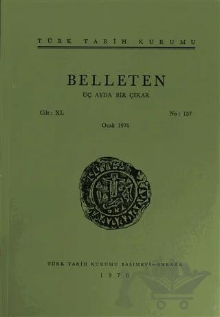 Belleten Sayı: 157 Cilt: 40