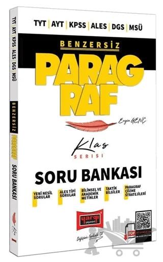 TYT AYT KPSS ALES DGS MSÜ Benzersiz Paragraf Klas Serisi Soru Bankası