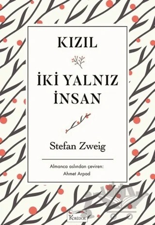 Kızıl - İki Yalnız İnsan – Stefan Zweıg – Koridor Yayıncılık kitap kapağı