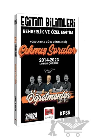 2024 KPSS Eğitim Bilimleri Öğretmenler Ekibi Rehberlik ve Özel Eğitim Konularına Göre Düzenlenmiş Çıkmış Sorular – Selim Sırrı Atay – Yargı Yayınevi kitap kapağı