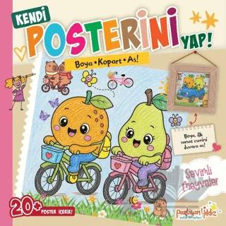 Kendi Posterini Yap! Boya Kopart As! Sevimli Meyveler