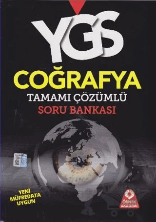 YGS Coğrafya Tamamı Çözümlü Soru Bankası – Ayşe Büşra Yükselmiş – Örnek Akademi kitap kapağı