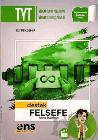 TYT Felsefe Destek Soru Bankası – Elif Pektemir – ENS Yayınları kitap kapağı