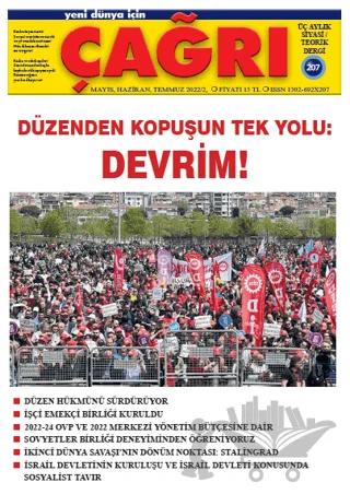 Yeni Dünya İçin Çağrı Dergisi Sayı: 207 Mayıs-Haziran-Temmuz 2022