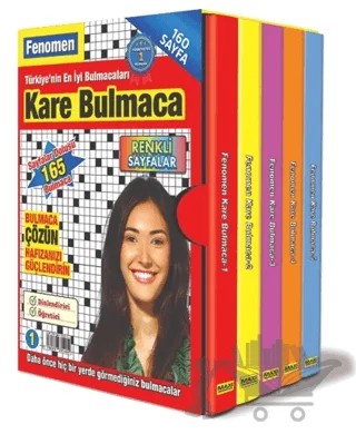 Fenomen Kare Bulmaca Seti (5 Kitap) – Kolektif – Maxi Yayıncılık kitap kapağı