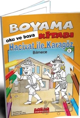 Hacivat İle Karagöz Bilmece Bildirmece Boyama Kitabı
