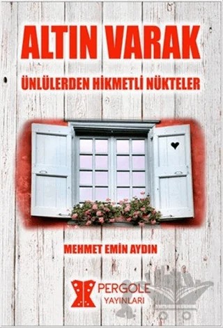 Altın Varak – Mehmet Emin Aydın – Pergole Yayınları kitap kapağı
